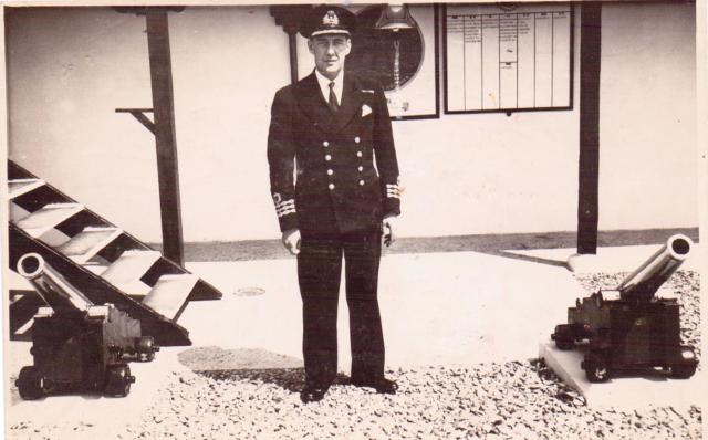 Commander Harold Wilkinson Goulding DSO RNR at Hayling Island