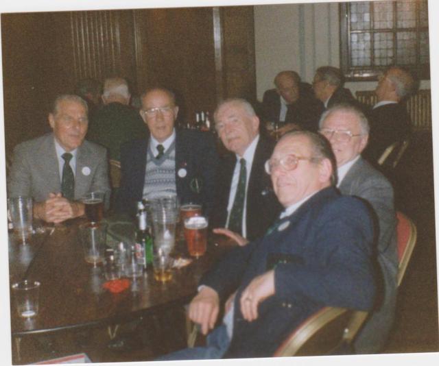 Norman Brion and other veterans from No. 5 Commando 1990