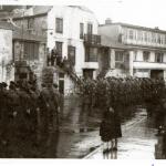 Parade of the CMWTC at St Ives 1945