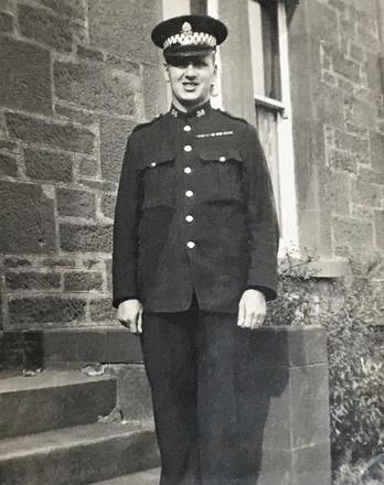 Pc George McPherson MM, Stirling Police, formerly No.9 Commando
