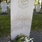 The grave of L/Sgt Edward James Geear