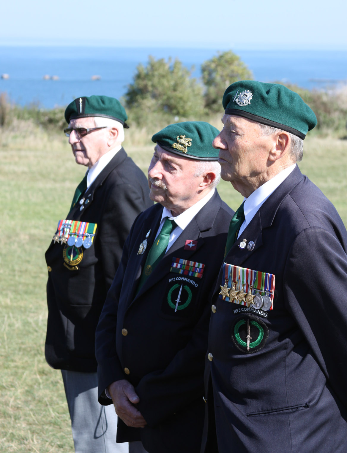 John Morris No.2 Cdo, Roy Cadman and Fred Walker No.3 Cdo