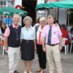 Arlette Gondree, Col. Mike Bradley, Rosie Thompson, Col. Piers Storie -Pugh