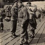 Lt. Col. Peter Bartholomew , Capt. J.E. Martin  and ?