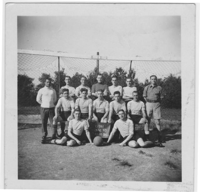 Stalag V111b Camp E361 - Football Team.