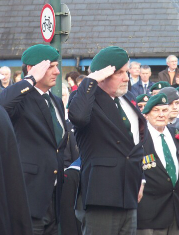 Dutch Commando Veterans laying their wreath