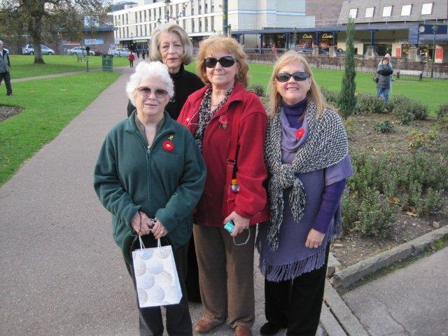 Janet Bishop, Jennie Barlow, Di Edwards and Kevin Bishop