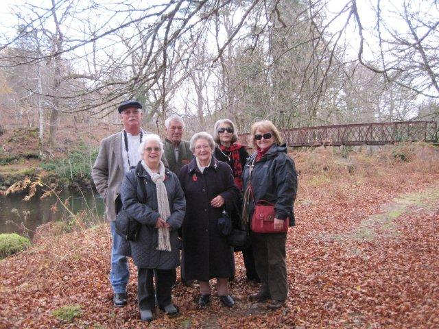 Bob and Janet Bishop, Arthur Moore, Vera Bartholomew, Jennie Barlow, Di Edwards