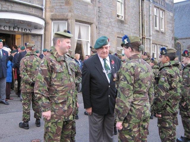 Scotty inspecting the Cadets - 1