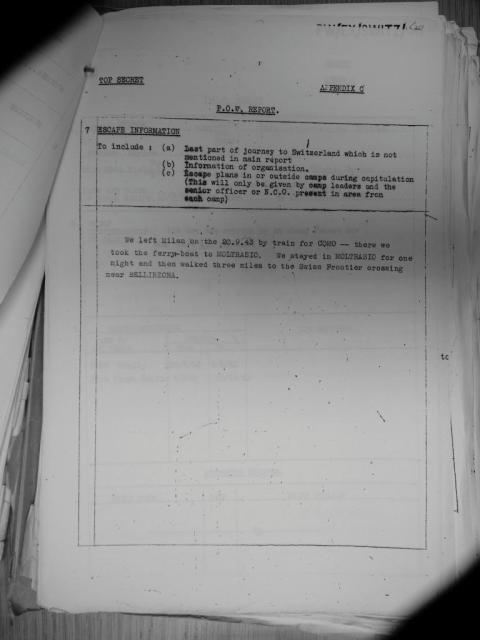 Frederick Barkham - Escape and Evasion Report - p4