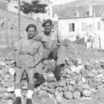 L/Cpl. Frederick 'Stan' Banks (on the left) and pal