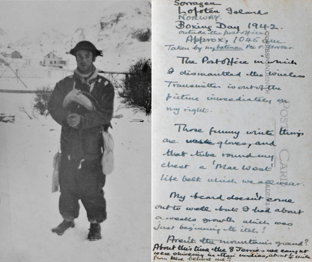 Lieut. Douglas Cotton Minchin - No. 12 Cdo. Op. Anklet - Lofoten Islands 26/12/1941