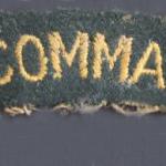 No5 Commando cloth shoulder title (Early)