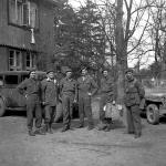 Brig. Derek Mills Roberts, Major General Robert Grice Sturges,  Brig. John Durnford Slater,  Lord Lovat