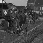 No.1  SS Bde HQ Group at Maasbracht Gemeentehuis (Town Hall), near Brachterbeek