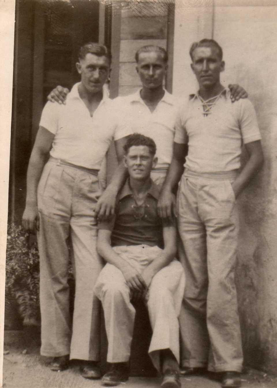 John Strain, Bill Brown, Nobby Clark