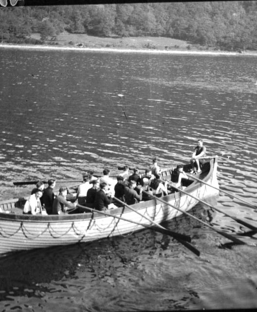 One of the boats in a No.2 Cdo. boat race Inveraray June 1941