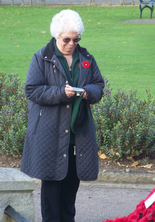 Janet Bishop at  Fort William War Memorial