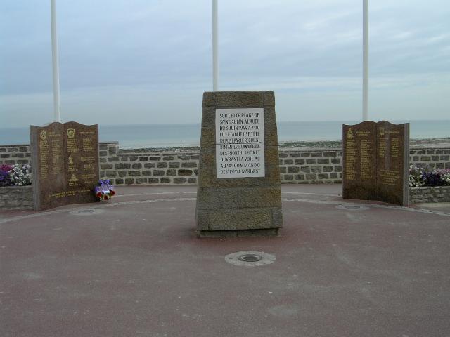 St  Aubin sur Mer Memorial to the Allied Forces