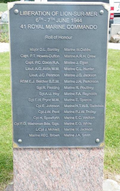 41RM Commando memorial, Lion  sur  Mer (3)