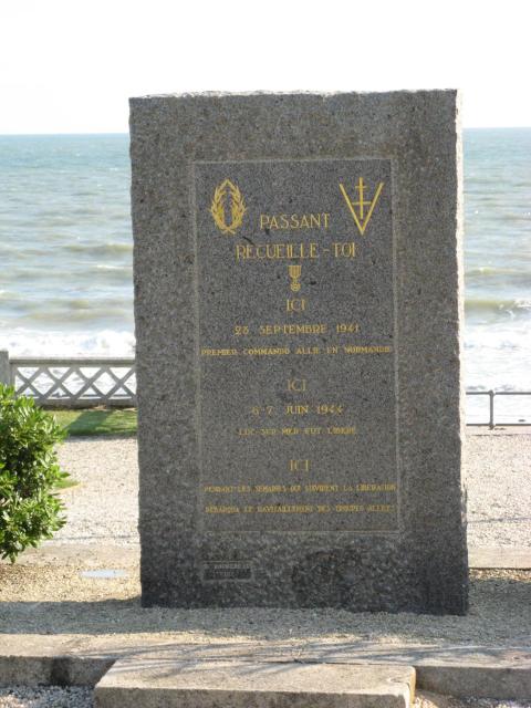 Memorial to the Commandos Luc  sur  Mer (2)