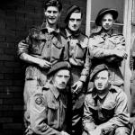 Ken Emmerson (front left) No.1 SS Bde HQ and others