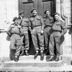 Ken Emmerson (4th from left) 1 SS Bde HQ