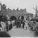 Church parade given for the liberators of Cos Eago 45