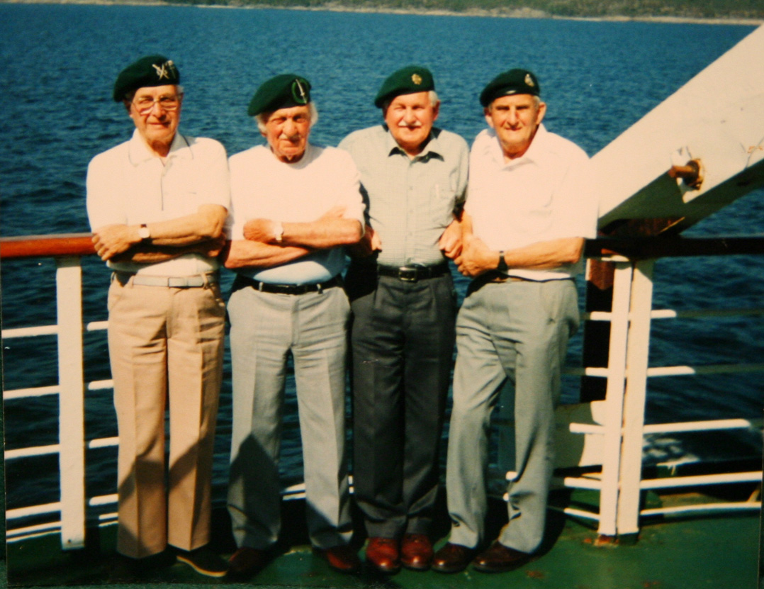 Charles Hustwick, Joe Burnham, Henry Brown OBE, and Bob Shaw