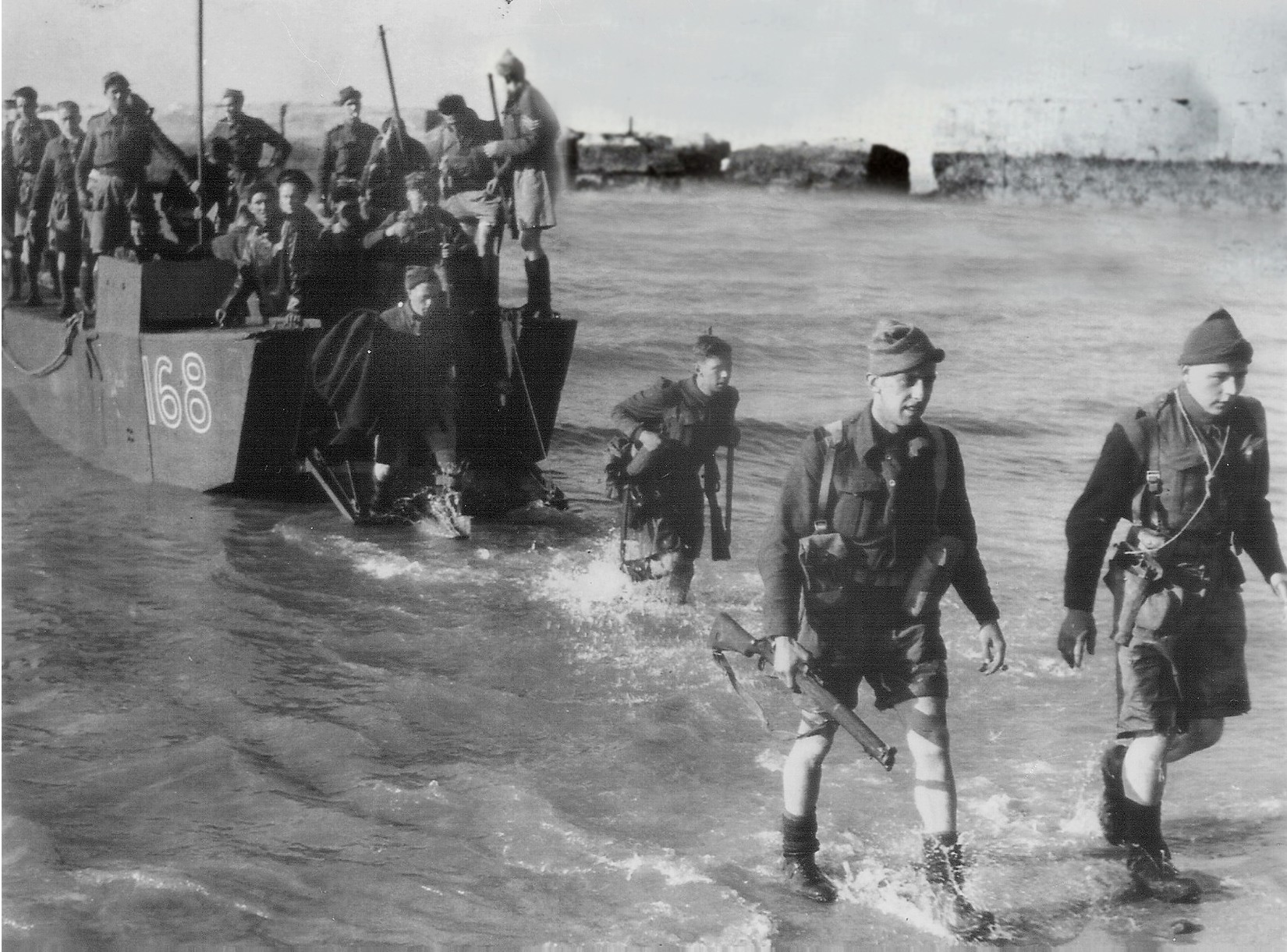 Commandos return from the raid on St Cecily 3/4th June 1942