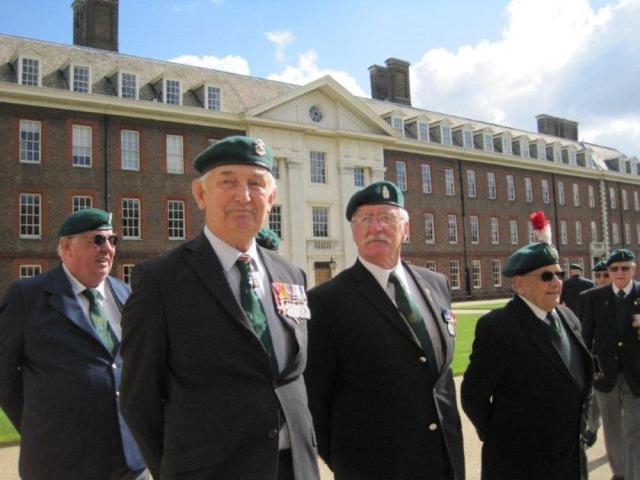 Mike Johnson, Brigadier Thomas CBE, Gerry Keelor, George Parsons, John Morris