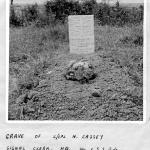 Original grave at Le Plein of Lance Corporal Norman Walter Cassey