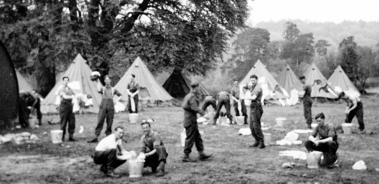 Washing day at Inverary May 1941