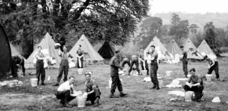 Camp in Scotland