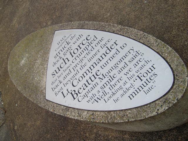 St Nazaire Memorial in Falmouth.