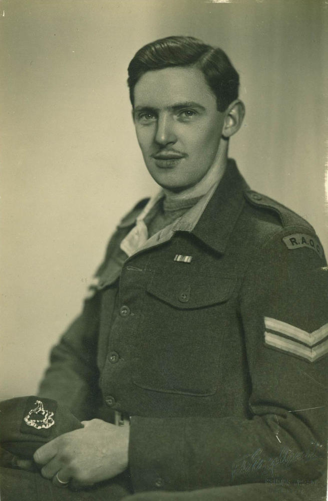 Jim Corrigan whilst with the RAOC 1945