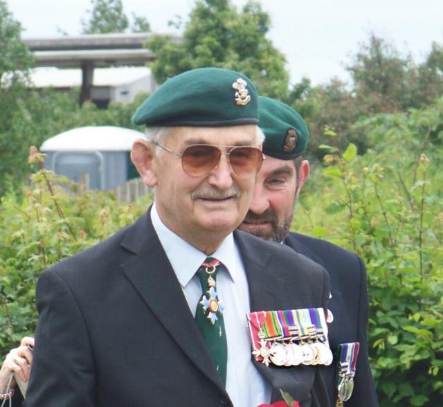 CVA President, Brigadier J F Thomas CBE, No6 Cdo.