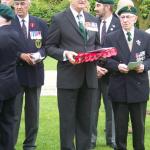 Brigadier J Thomas CBE, No6 Cdo & Edward Redmond, No5 Cdo
