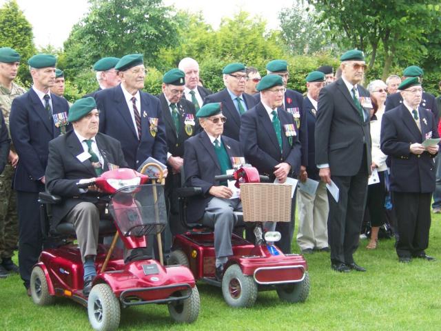 The Veterans during The Wreath Laying Ceremony