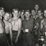 'Percy' Bream with Commandos in Tripoli post war