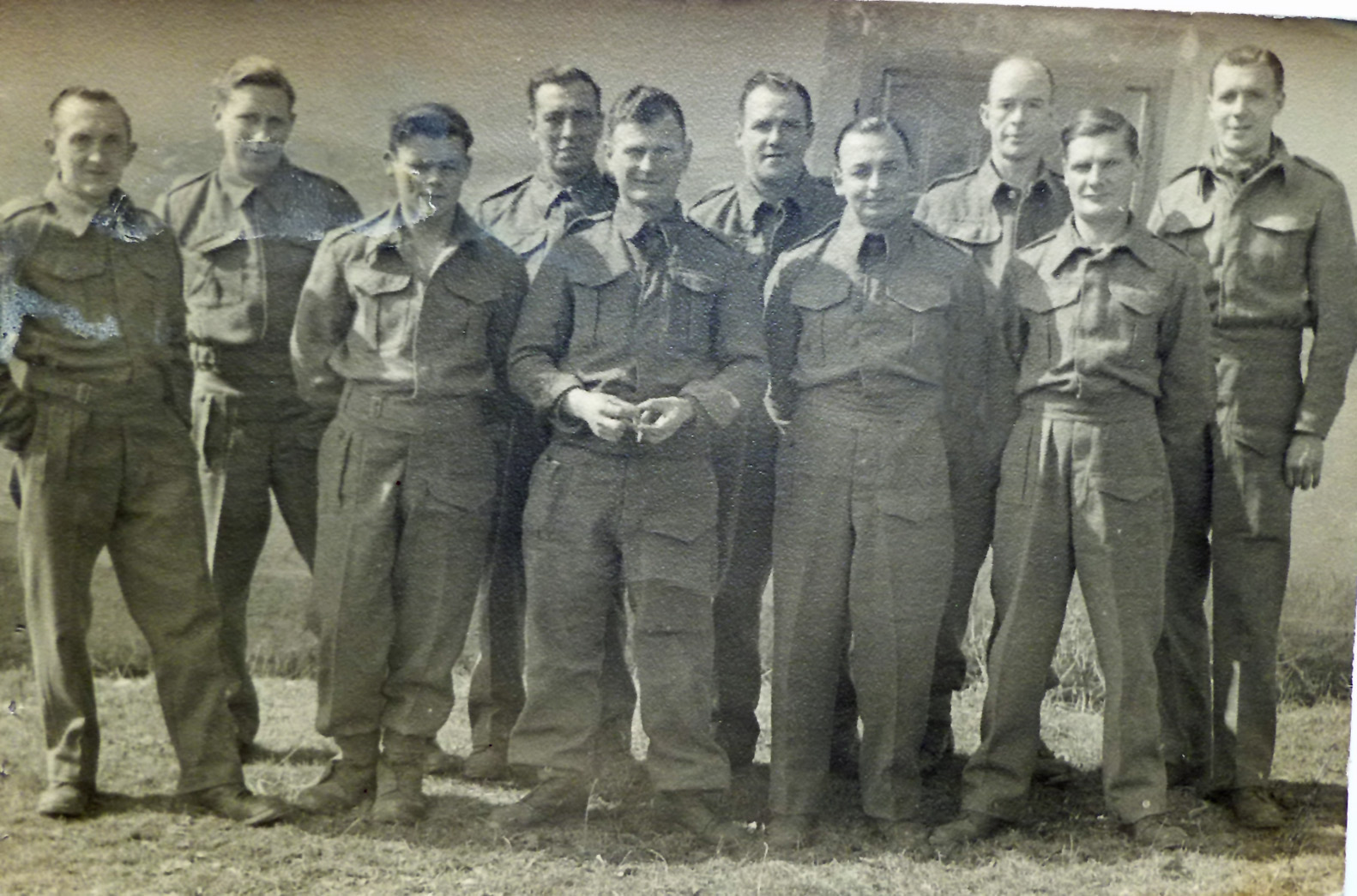 Eric Harper and other POW's at Stalag XV11A