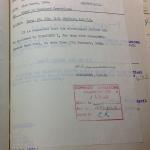 Letter signed by Commanding Officer SBU HQ 31st March 1944