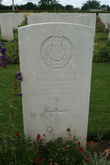 Corporal Reuben William Garlick