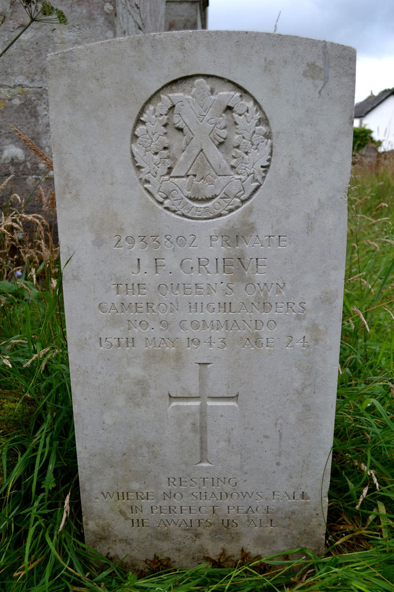 Private John Fletcher Grieve