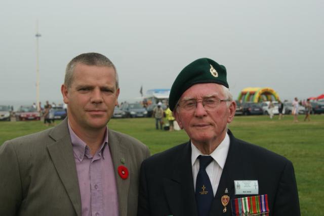 Stephane with Reg Wise of 40RM Cdo. Dieppe  2012