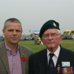 Stephane with Reg Wise of 40RM Cdo. Dieppe  2012