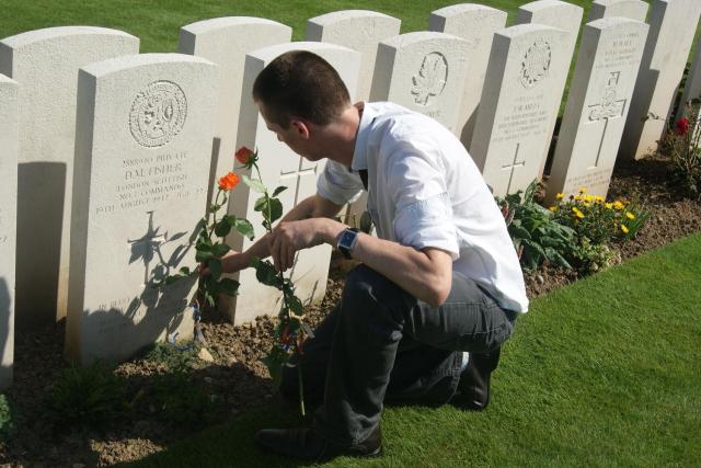 Grave of Private Douglas Morton Fisher