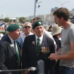 Roy Cadman, Fred Walker, and Dan Snow - Dieppe 2012