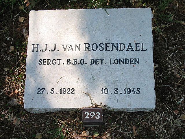 Sergeant Jack van Rosendael