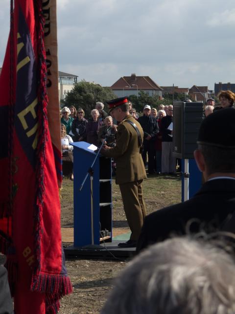 General Sir David Richards addresses the gathering